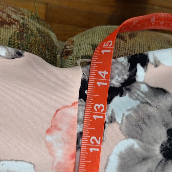 EUC db established 1962 Floral Pink Black and Grey Dress - Picture 12 of 13